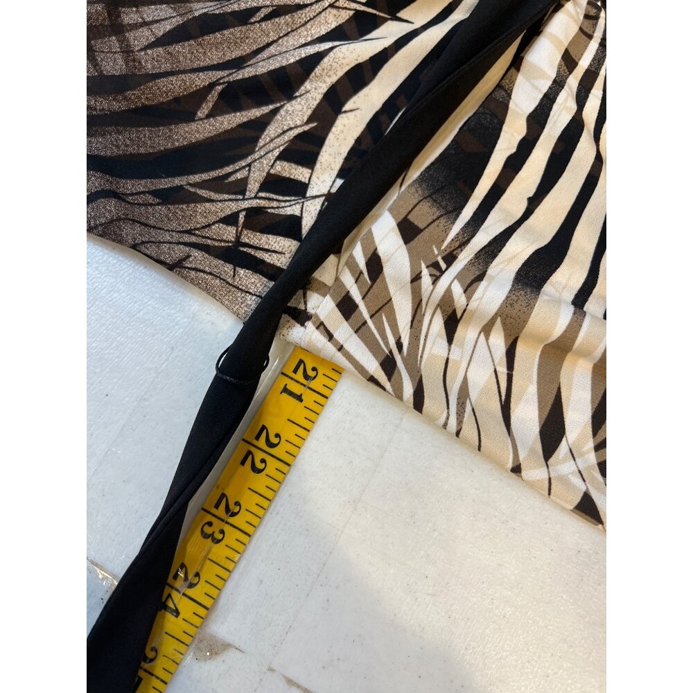 Roz & Ali Plus Maxi Dress Sleeveless Ombre Brown Beige Ivory Size 20 - Picture 5 of 8